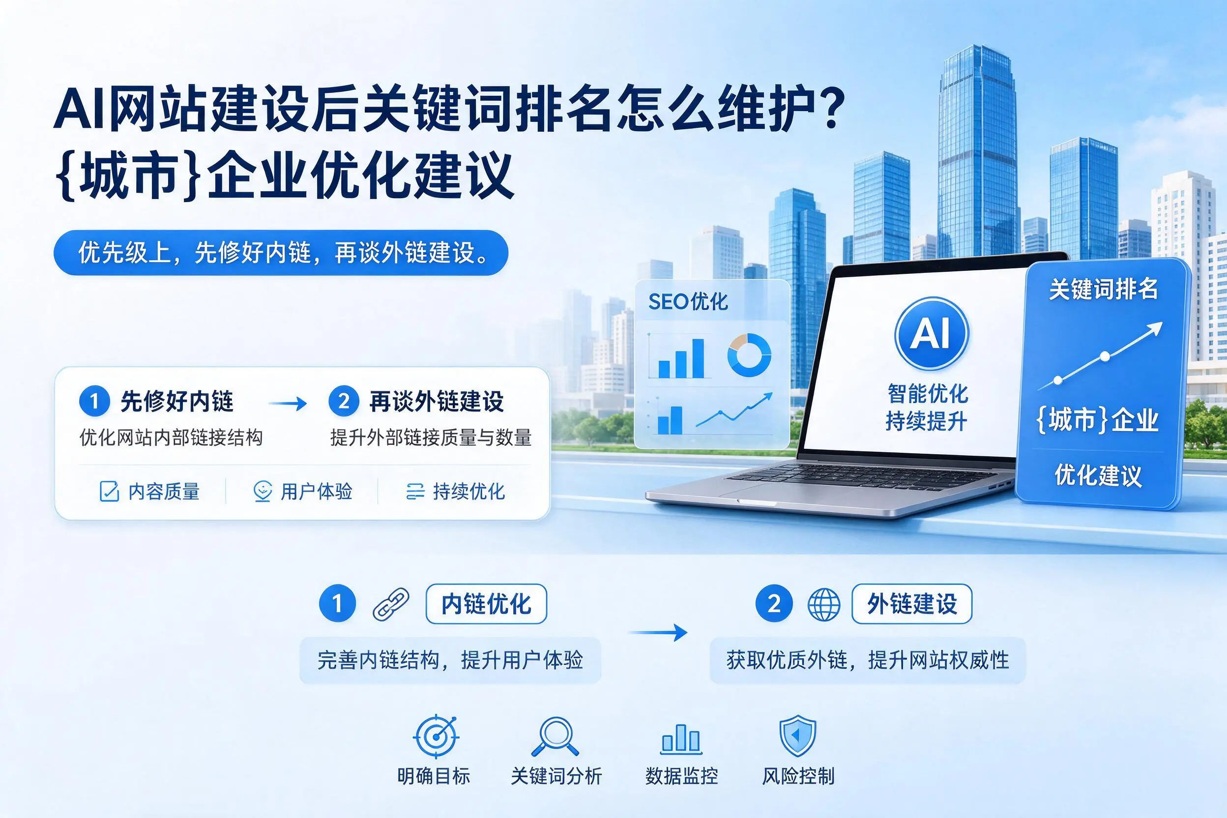 AI网站建设后关键词排名怎么维护?五家渠企业优化建议