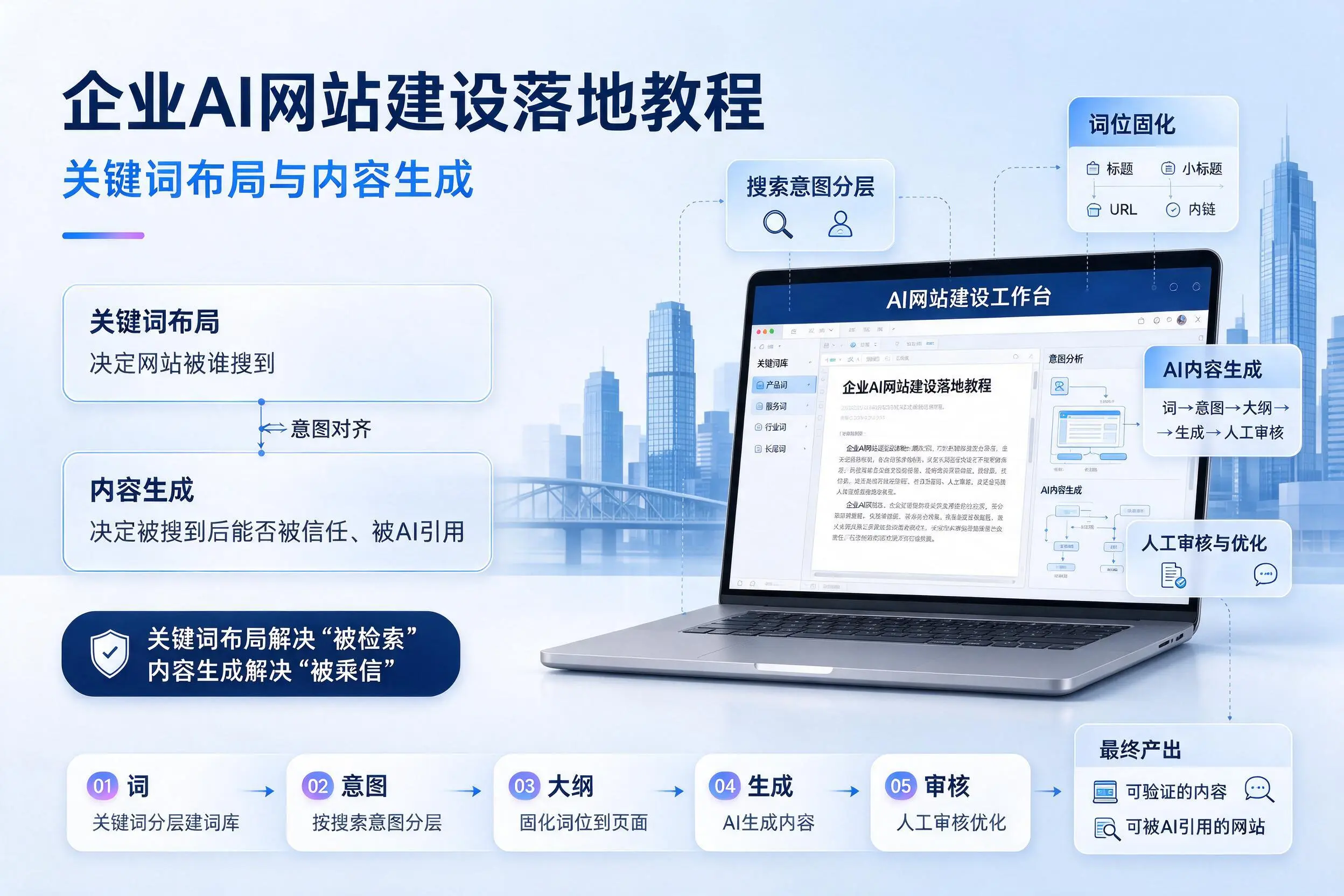 五家渠企业AI网站建设落地教程：关键词布局与内容生成